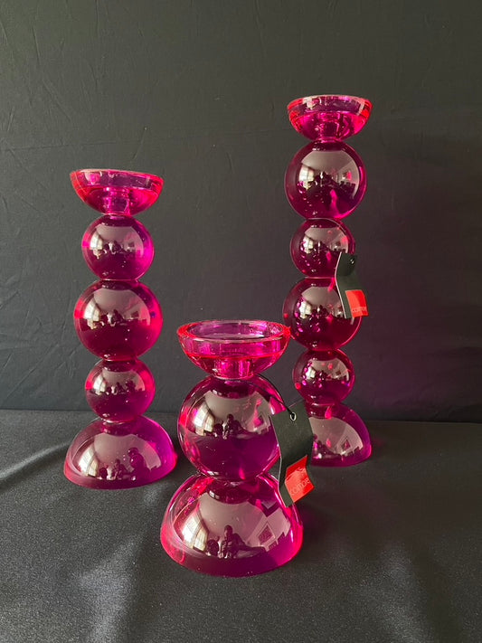 Luxe glazen kandelaar - maat S van Colmore by Diga
