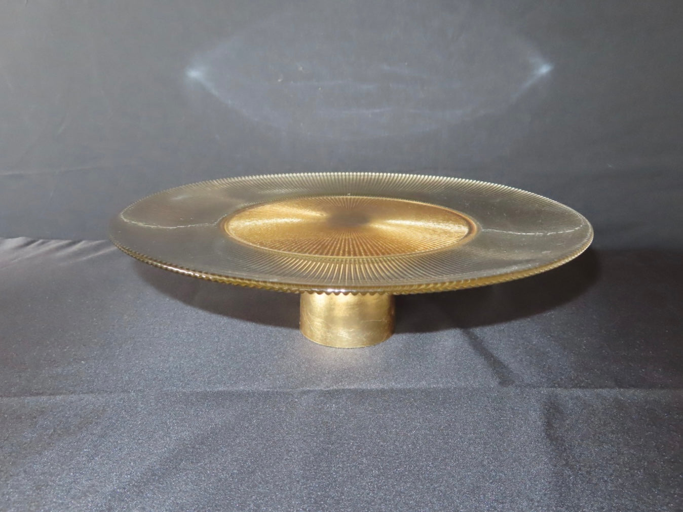 Gouden taartplateau
