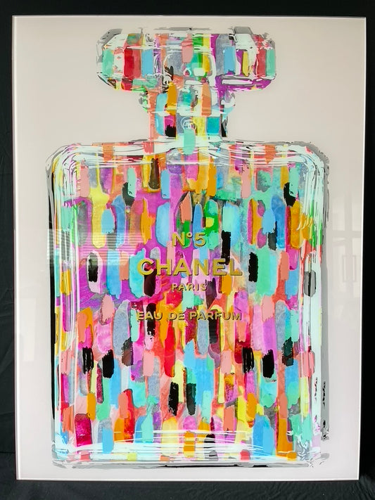 Inspired zachtroze glasplaat