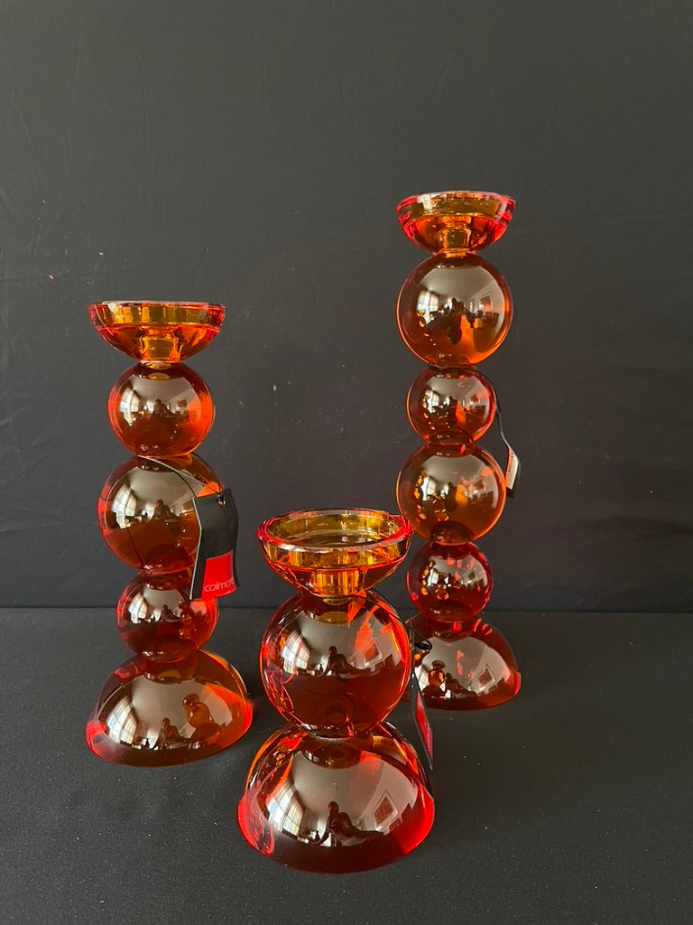 Luxe glazen kandelaar - maat S van Colmore by Diga