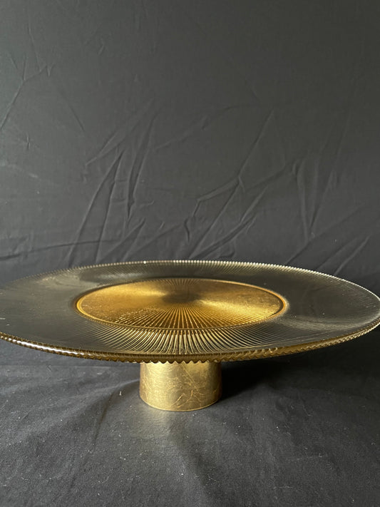 Gouden taartplateau